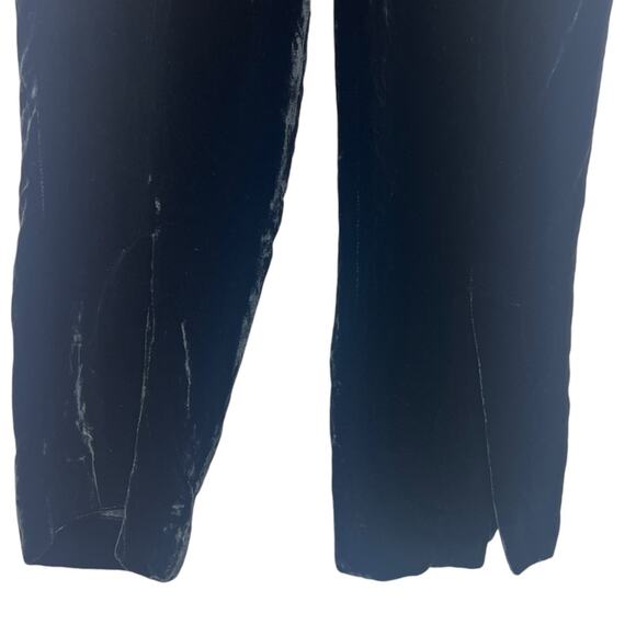 Theory S Velvet Pants Pull on Tapered Leg - Picture 3 of 6